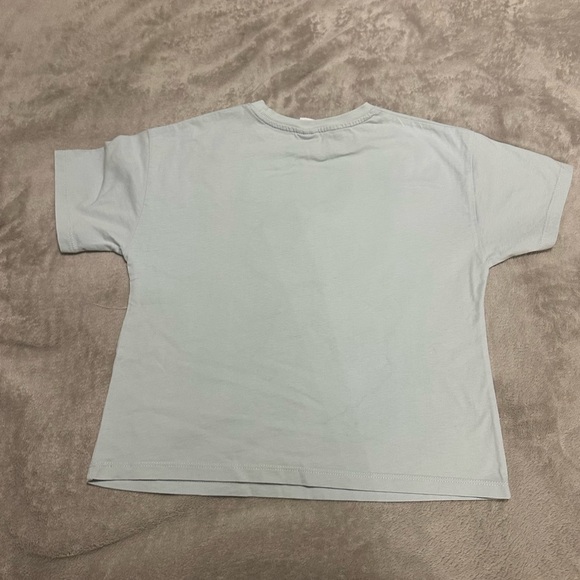 Zara Blue and Pink Short Sleeve Tees Casual Collection - Picture 2 of 6